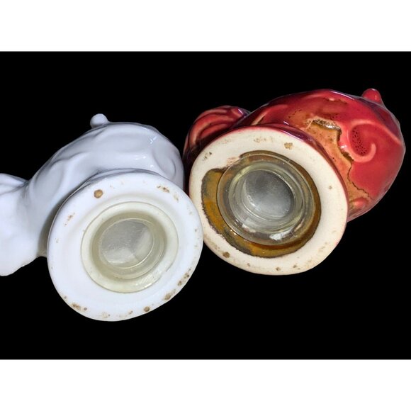 Small Mini Chicken Rooster Salt and Pepper Shaker Set - Picture 6 of 10